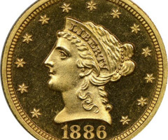 2½ долара 1886, США, США