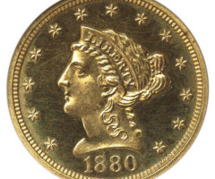 2½ долара 1880, США, США