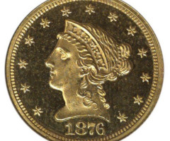 2½ долара 1876, США, США
