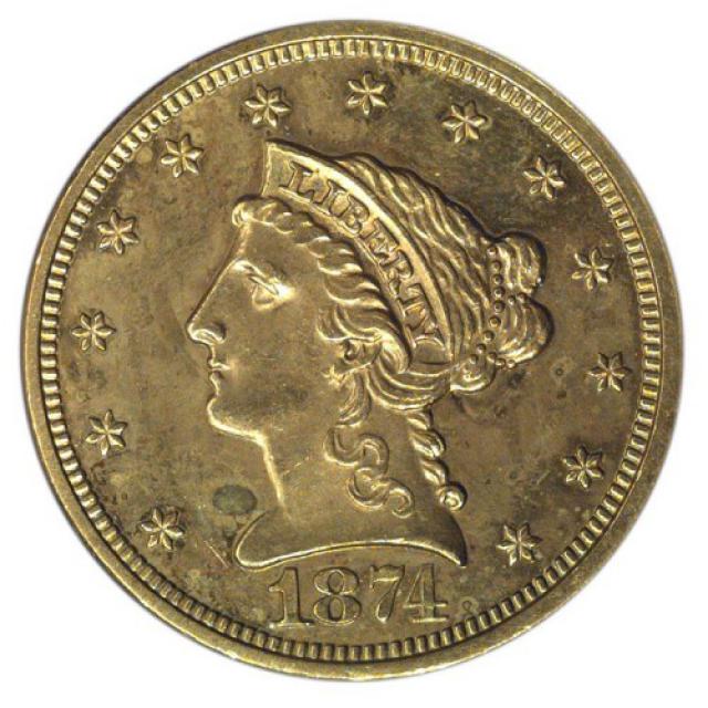 2½ долара 1874, США, США