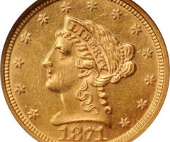 2½ долара 1871, США, США