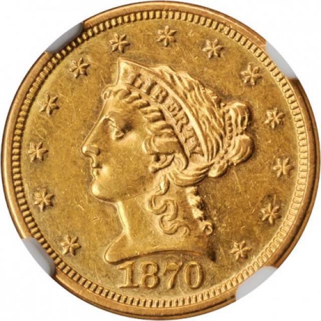 2½ долара 1870, США, США
