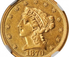 2½ долара 1870, США, США