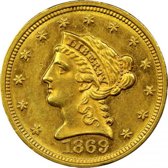 2½ долара 1869, США, США