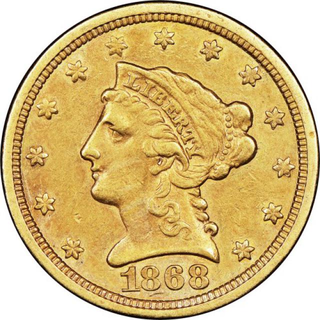 2½ долара 1868, США, США