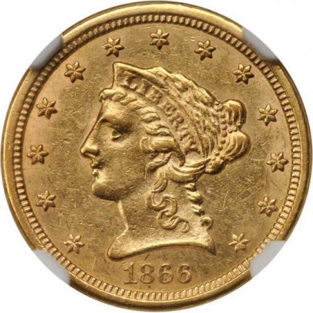 2½ долара 1866, США, США
