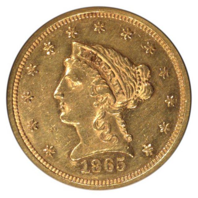 2½ долара 1865, США, США