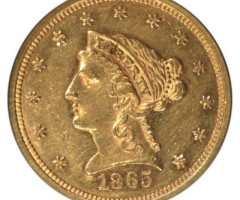 2½ долара 1865, США, США
