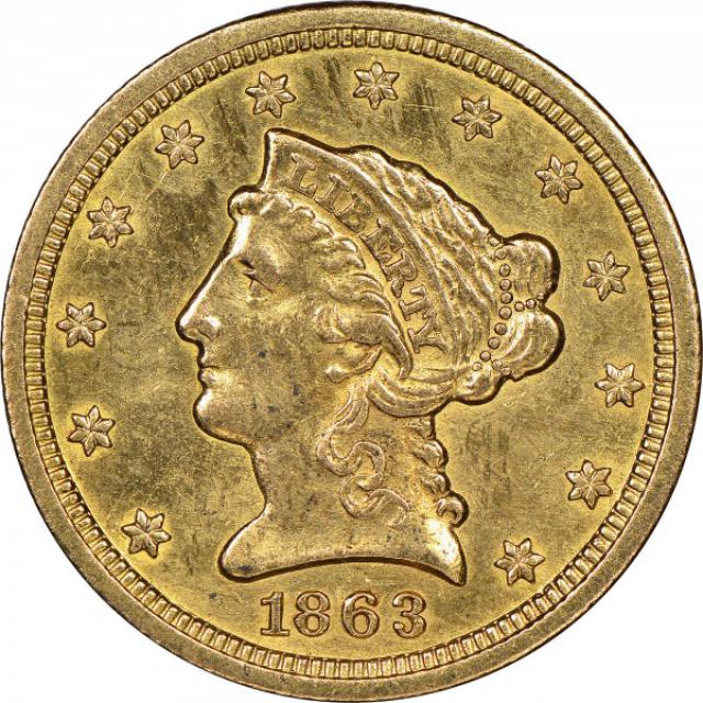 2½ долара 1863, США, США