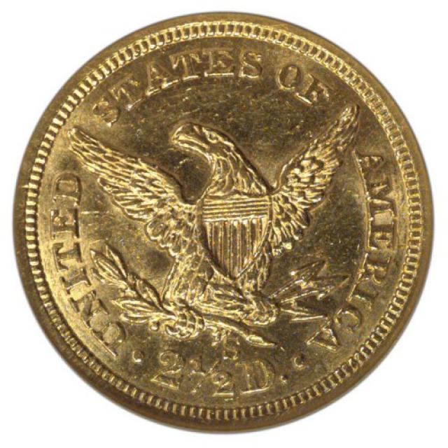 2½ долара 1862, США, США