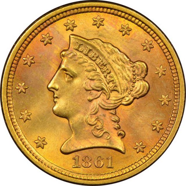 2½ долара 1861, США, США