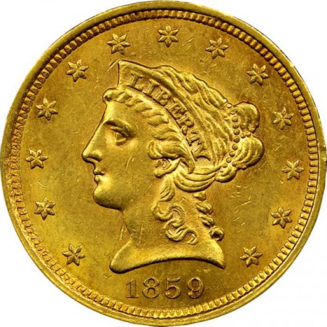 2½ долара 1859, США, США