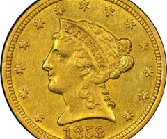 2½ долара 1858, США, США