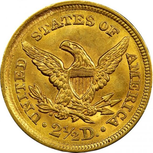2½ долара 1857, США, США