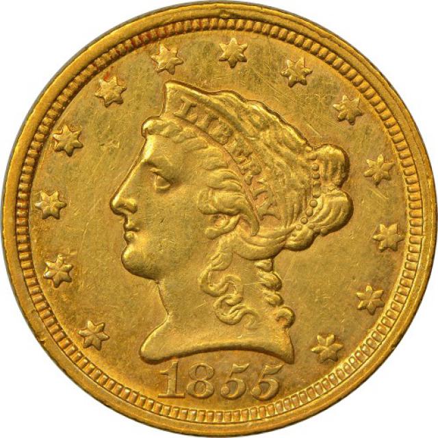 2½ долара 1855, США, США