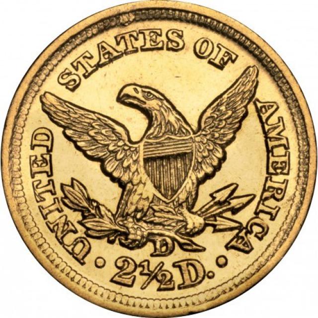2½ долара 1852, США, США