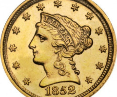 2½ долара 1852, США, США