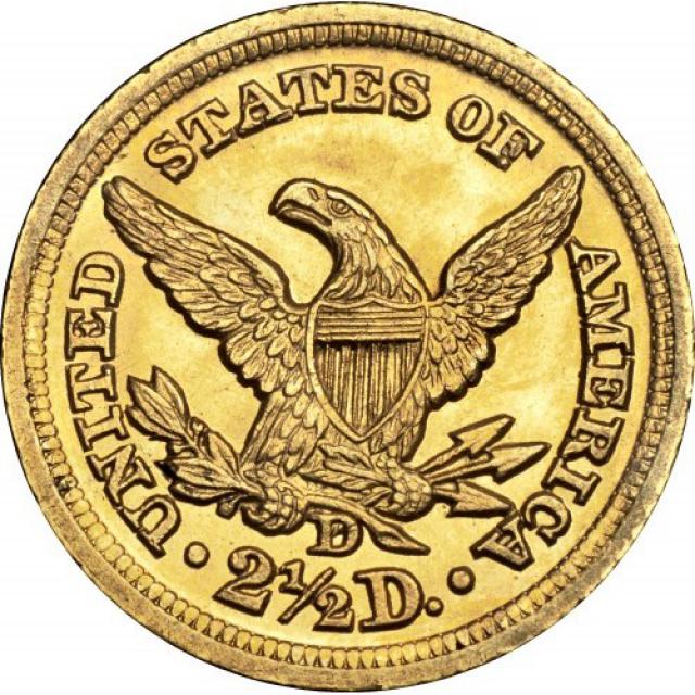 2½ долара 1851, США, США