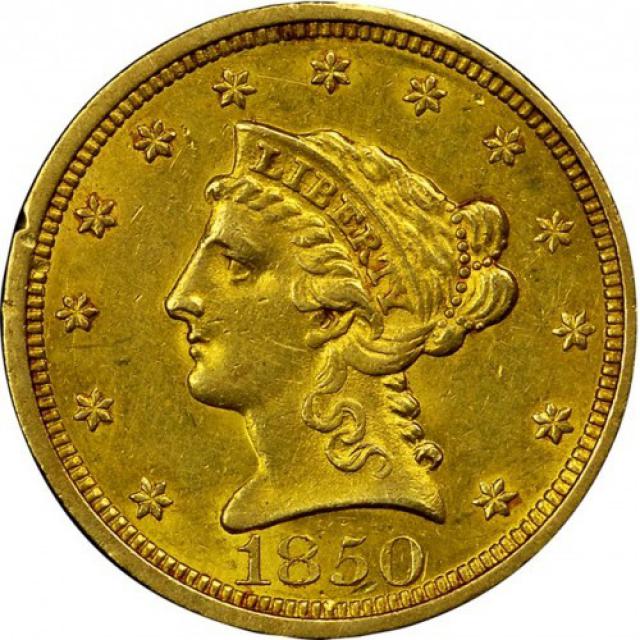 2½ долара 1850, США, США