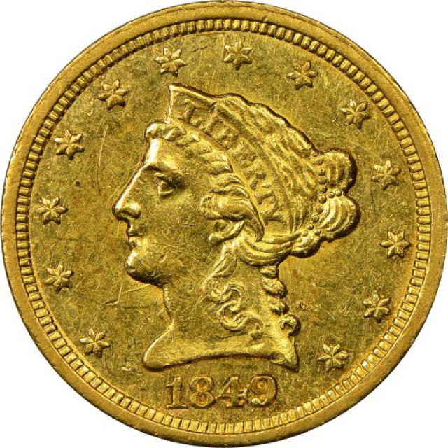 2½ долара 1849, США, США