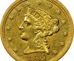 2½ долара 1849, США, США