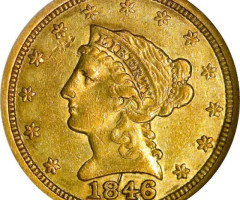 2½ долара 1846, США, США
