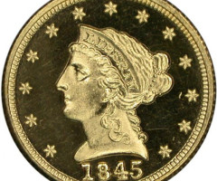 2½ долара 1845, США, США