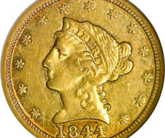 2½ долара 1844, США, США