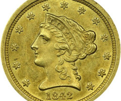 2½ долара 1842, США, США