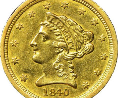 2½ долара 1840, США, США