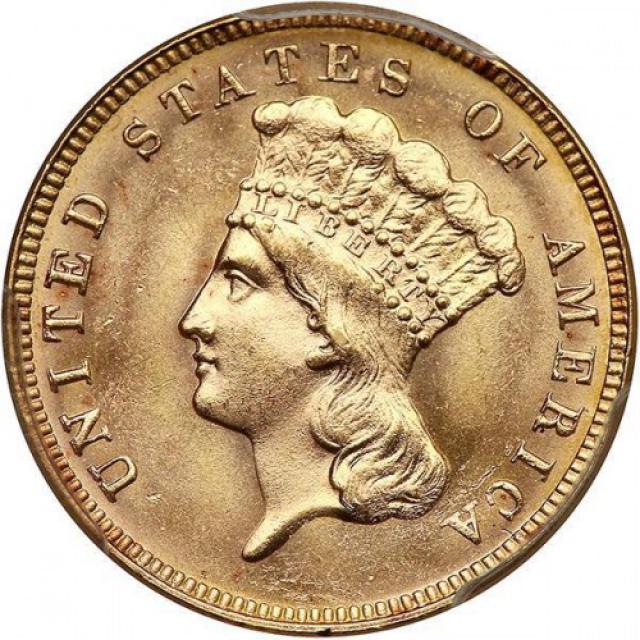 3 долара 1888, США, США