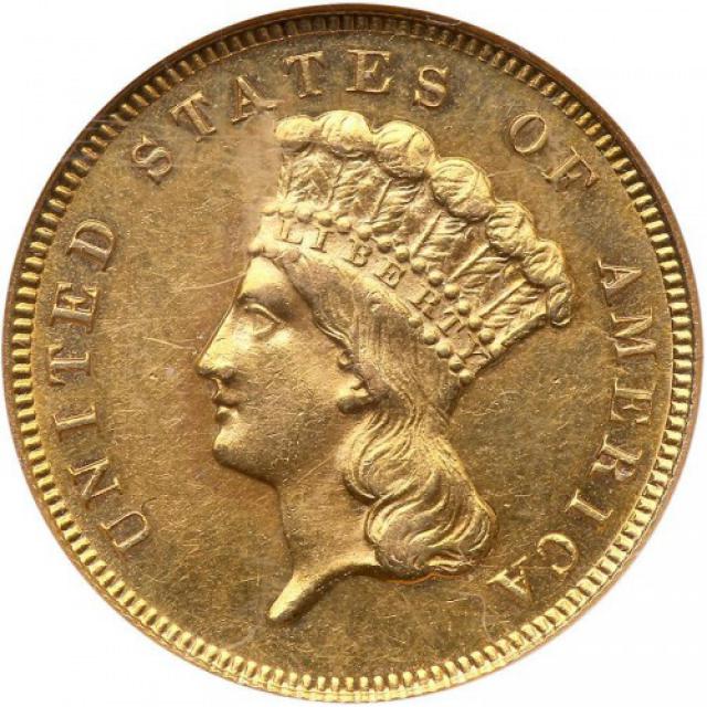 3 долара 1886, США, США