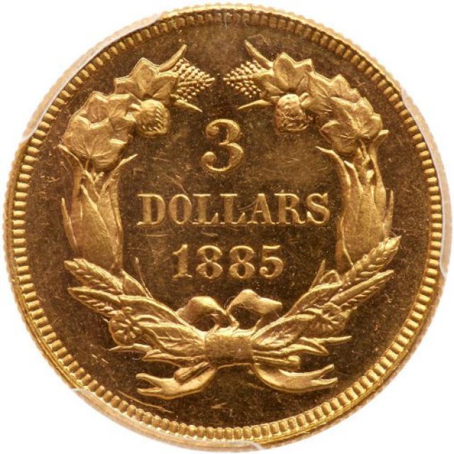 3 долара 1885, США, США