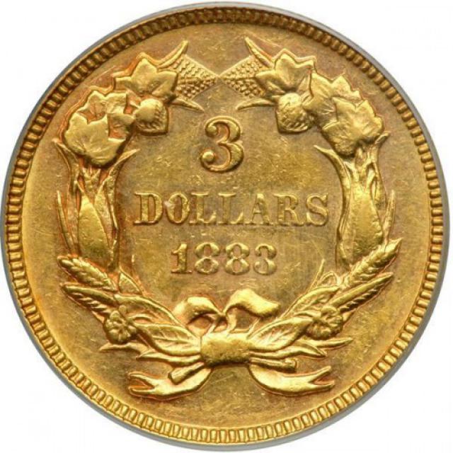 3 долара 1883, США, США