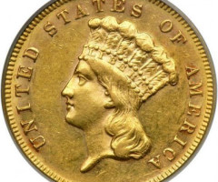 3 долара 1883, США, США