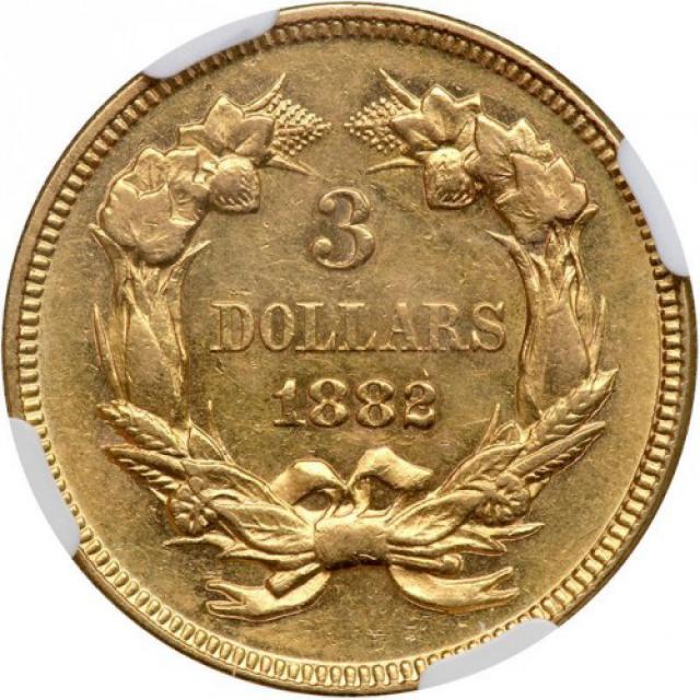3 долара 1882, США, США