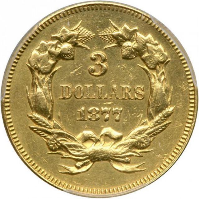 3 долара 1877, США, США