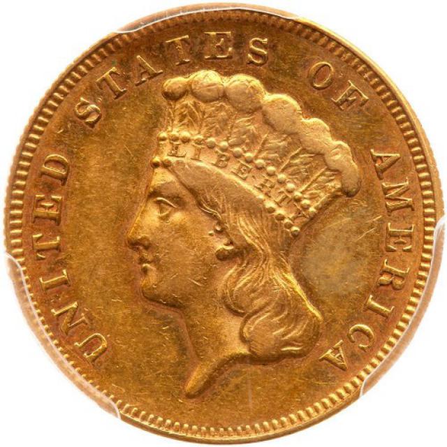 3 долара 1874, США, США