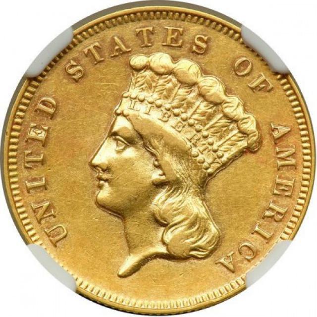 3 долара 1872, США, США