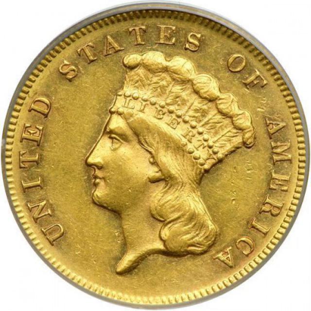 3 долара 1870, США, США