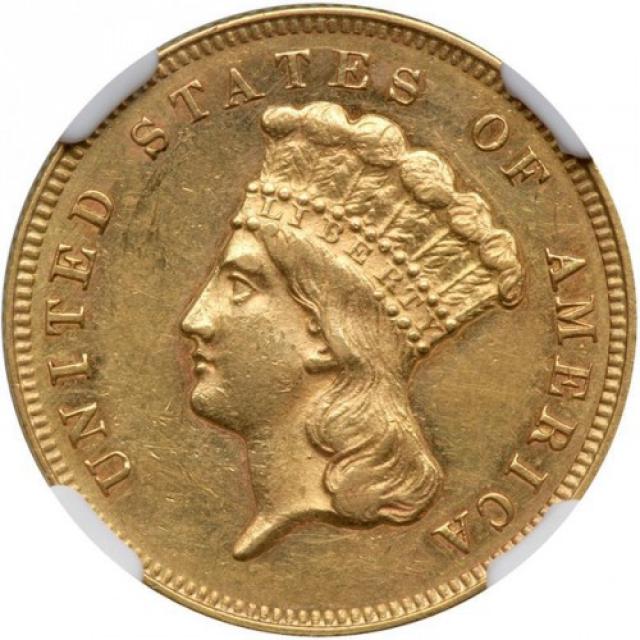3 долара 1865, США, США