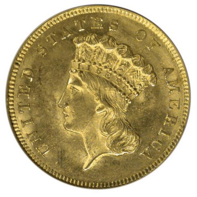 3 долара 1860, США, США