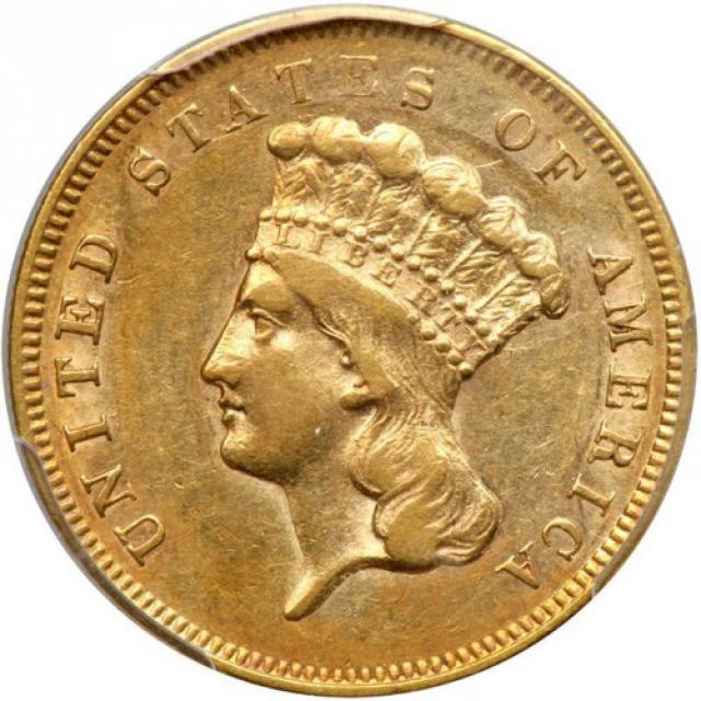 3 долара 1856, США, США