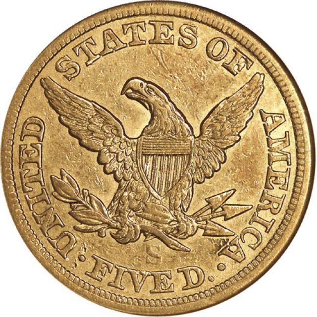 5 доларів 1866, США, США