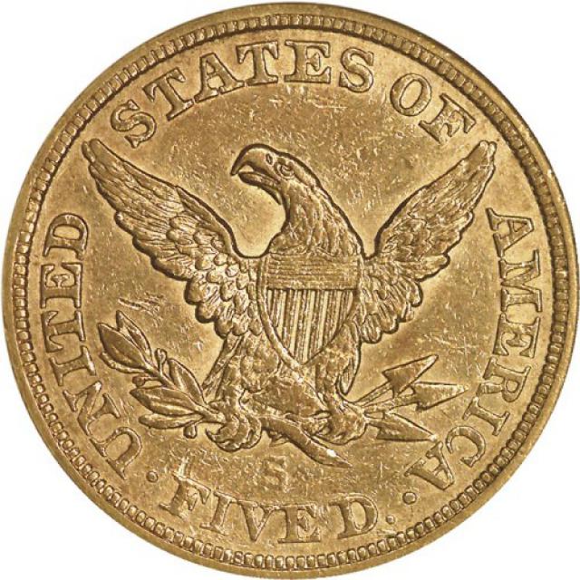 5 доларів 1865, США, США