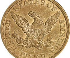 5 доларів 1865, США, США