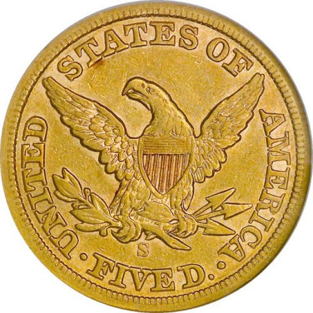 5 доларів 1862, США, США