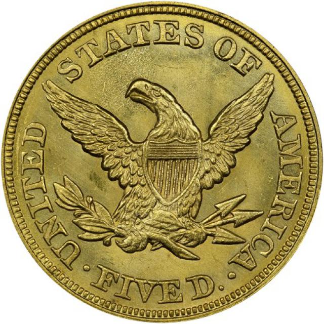 5 доларів 1861, США, США