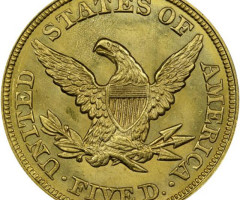 5 доларів 1861, США, США