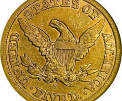 5 доларів 1859, США, США
